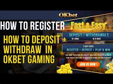 How To WIthdraw In OKBet .